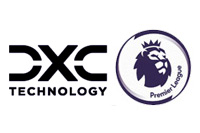 Premier League Badge &DXC Technology Sponsor